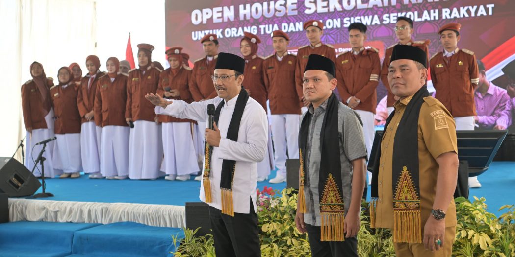 Wagub Aceh Dampingi Mensos Tinjau Sekolah Rakyat di Aceh Besar