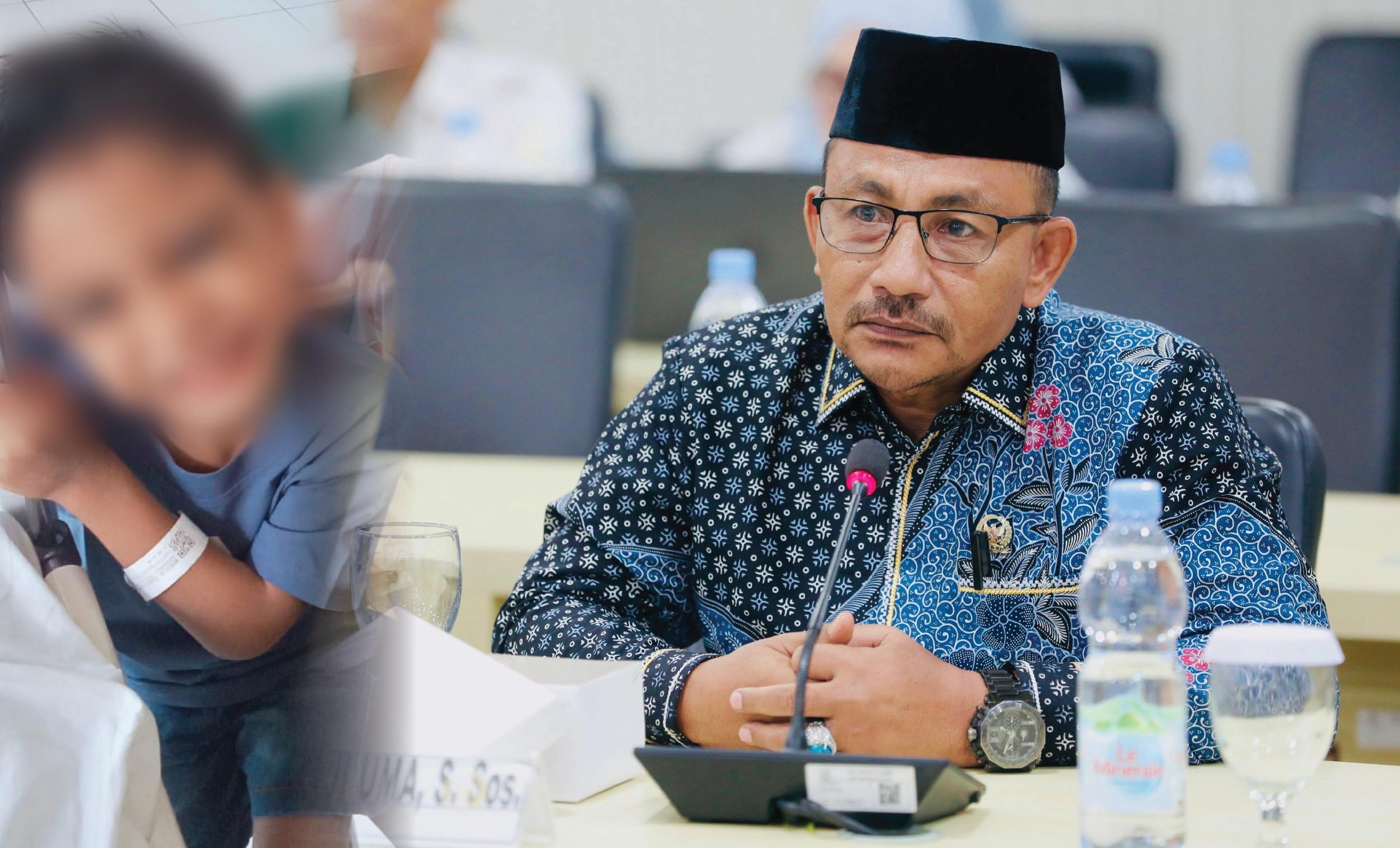 Haji Uma Bantu Biaya Pendamping Pasien Jantung Anak Asal Aceh Besar di RSCM Jakarta
