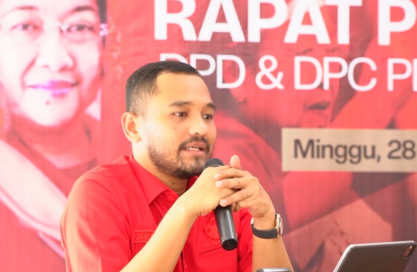 Jamaluddin Idham Pimpin Rapim PDI Perjuangan Aceh, Targetkan Tambah Kursi DPR RI hingga DPRK