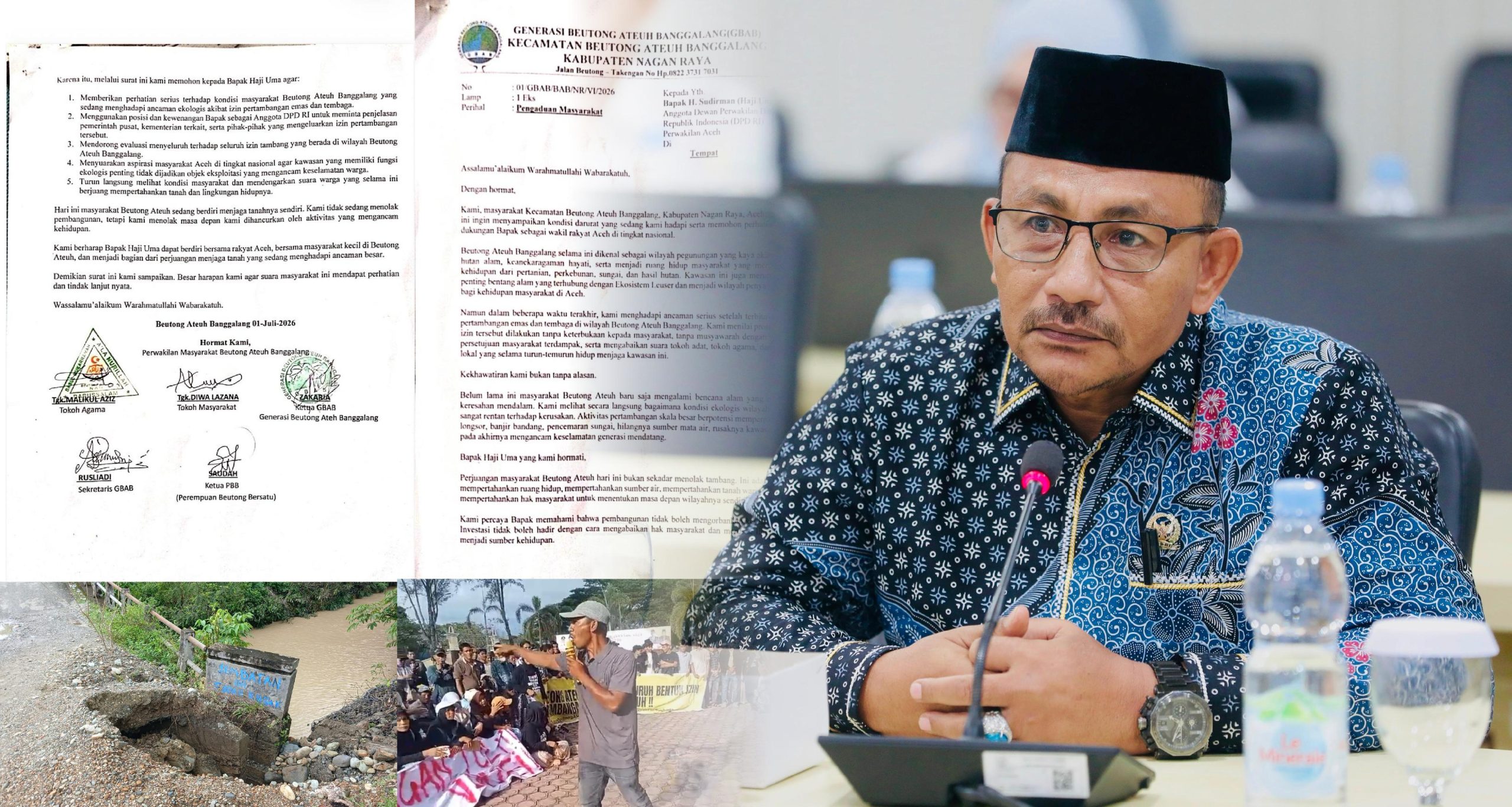 Haji Uma Utus Staf Jenguk Korban Kekerasan terhadap Anak di Aceh Timur, Serahkan Bantuan