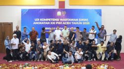 UKW PWI Aceh Angkatan XXI Berakhir, 35 Wartawan Dinyatakan Kompeten UKW PWI Aceh Angkatan XXI Berakhir, 35 Wartawan Dinyatakan Kompeten