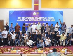 UKW PWI Aceh Angkatan XXI Berakhir, 35 Wartawan Dinyatakan Kompeten