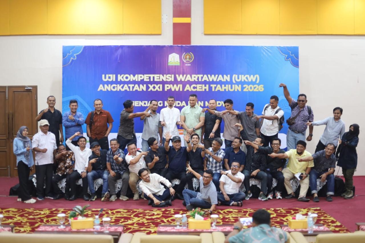 UKW PWI Aceh Angkatan XXI Berakhir, 35 Wartawan Dinyatakan Kompeten UKW PWI Aceh Angkatan XXI Berakhir, 35 Wartawan Dinyatakan Kompeten