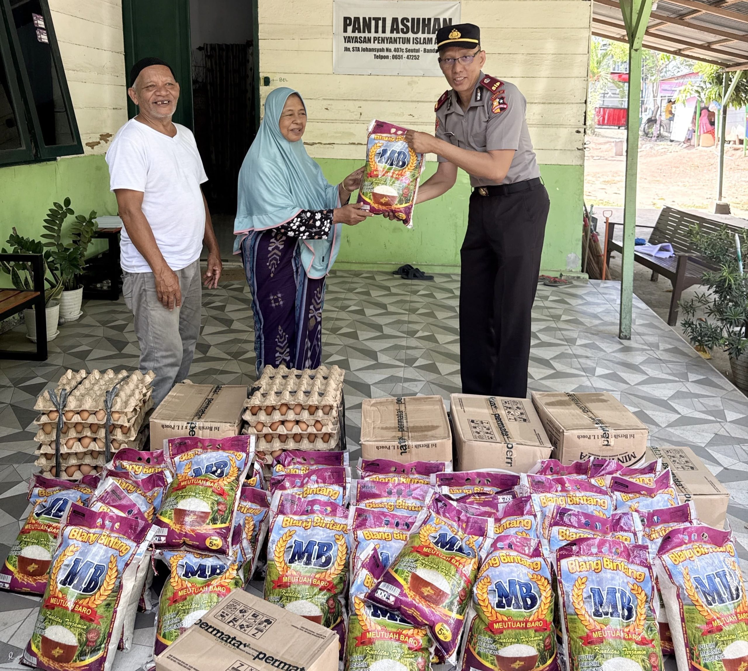 Siswa SIP Angkatan 56 Polda Aceh Gelar Bakti Sosial di Panti Asuhan