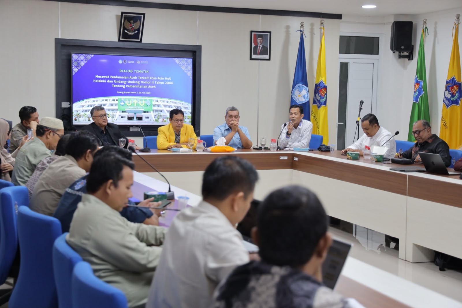 Lembaga Wali Nanggroe Gandeng Akademisi UTU Perkuat Implementasi MoU Helsinki dan UUPA