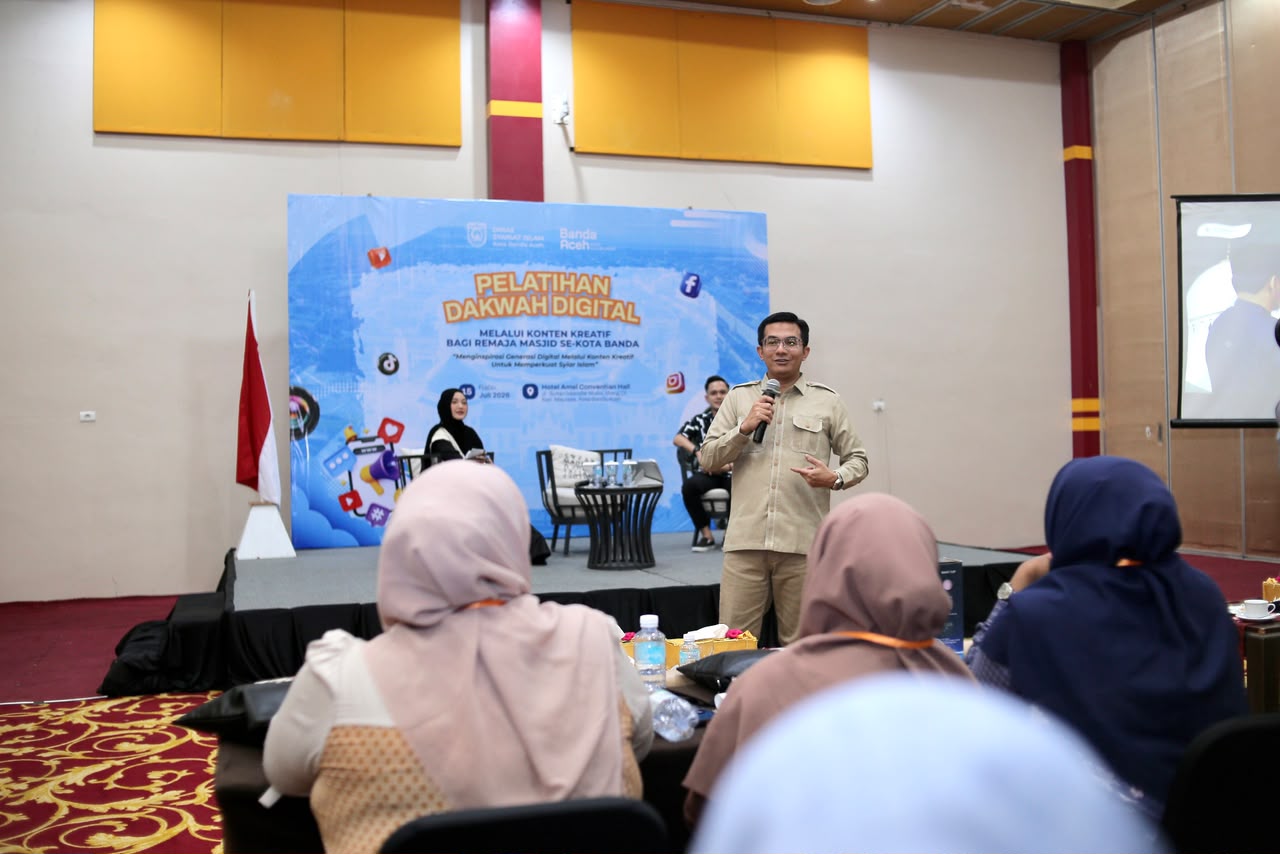 Ketua DPRK Banda Aceh Ajak Remaja Masjid Proaktif Banjiri Medsos dengan Konten Islami Ketua DPRK Banda Aceh Ajak Remaja Masjid Proaktif Banjiri Medsos dengan Konten Islami