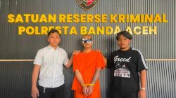 Tikam Korban Tujuh Kali dengan Badik, Terduga Pelaku Diamankan di Polresta Banda Aceh