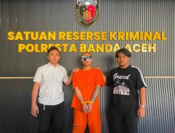 Tikam Korban Tujuh Kali dengan Badik, Terduga Pelaku Diamankan di Polresta Banda Aceh