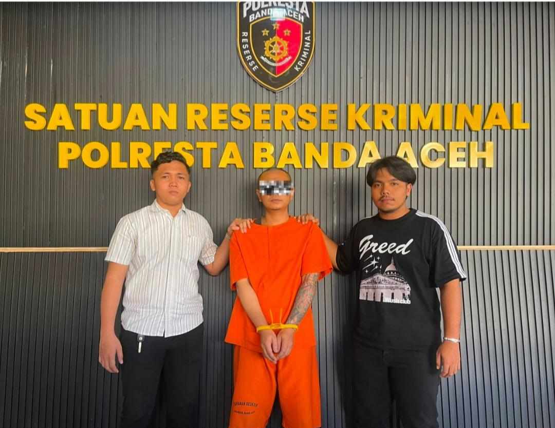 Tikam Korban Tujuh Kali dengan Badik, Terduga Pelaku Diamankan di Polresta Banda Aceh