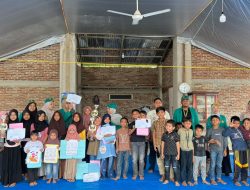 KKN Tematik Literasi USK Gelar Beragam Lomba Edukatif bagi Anak-anak di Gampong Jurong Ara