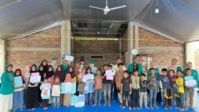 KKN Tematik Literasi USK Gelar Beragam Lomba Edukatif bagi Anak-anak di Gampong Jurong Ara
