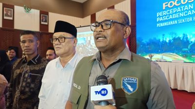 Satgas PRR Antisipasi Kenaikan Harga Semen agar Tak Hambat Pemulihan Pascabencana di Aceh
