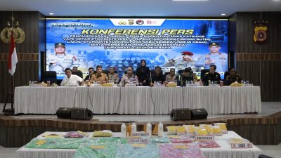 Polda Aceh Gagalkan Peredaran 50.000 Pil Ekstasi dan Etomidate, Oknum Keuchik Aktif Diamankan