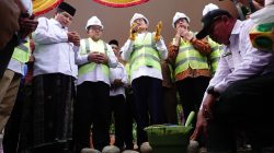 Tunaikan Janji Pascabencana, Menag Letakkan Batu Pertama Pembangunan MIN 5 Pidie Jaya