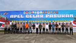 Kapolda Aceh dan Kasdam IM Pimpin Apel Gelar Pasukan, TNI-Polri dan Pemda Siap Tangani Karhutla serta Amankan HDA
