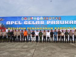 Kapolda Aceh dan Kasdam IM Pimpin Apel Gelar Pasukan, TNI-Polri dan Pemda Siap Tangani Karhutla serta Amankan HDA
