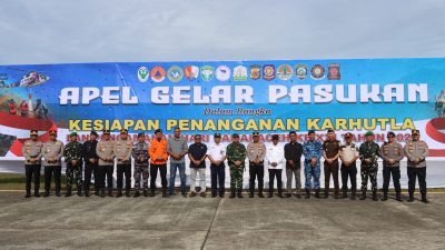 Kapolda Aceh dan Kasdam IM Pimpin Apel Gelar Pasukan, TNI-Polri dan Pemda Siap Tangani Karhutla serta Amankan HDA