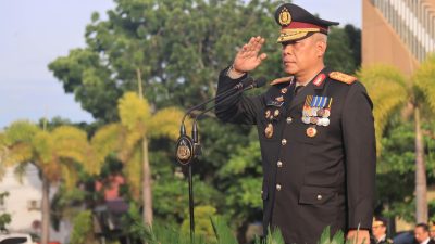 Brigjen Ari Wahyu Widodo Pimpin Upacara HUT ke-81 RI di Polda Aceh