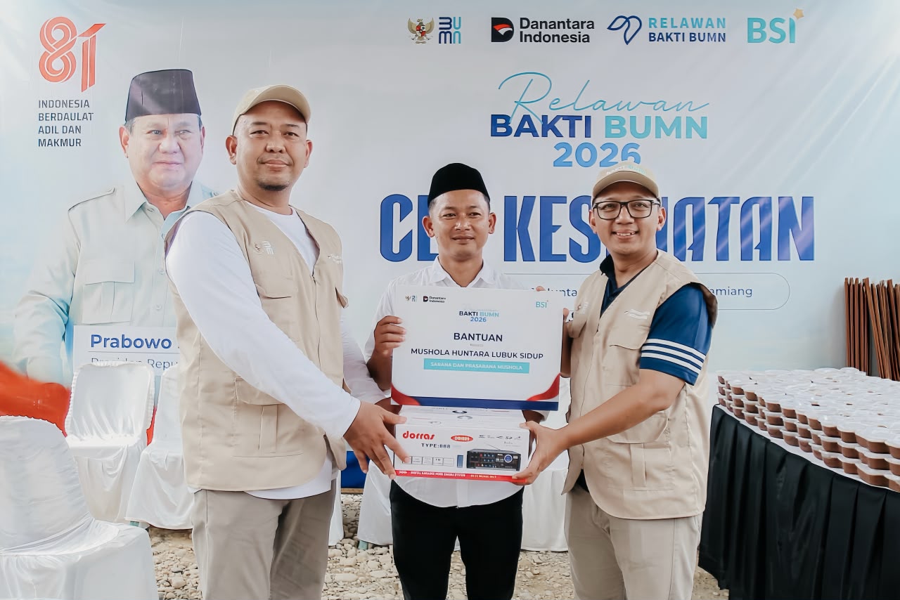 BSI Hadirkan Layanan Kesehatan dan Bantuan bagi Warga Huntara Lubuk Sidup Aceh Tamiang