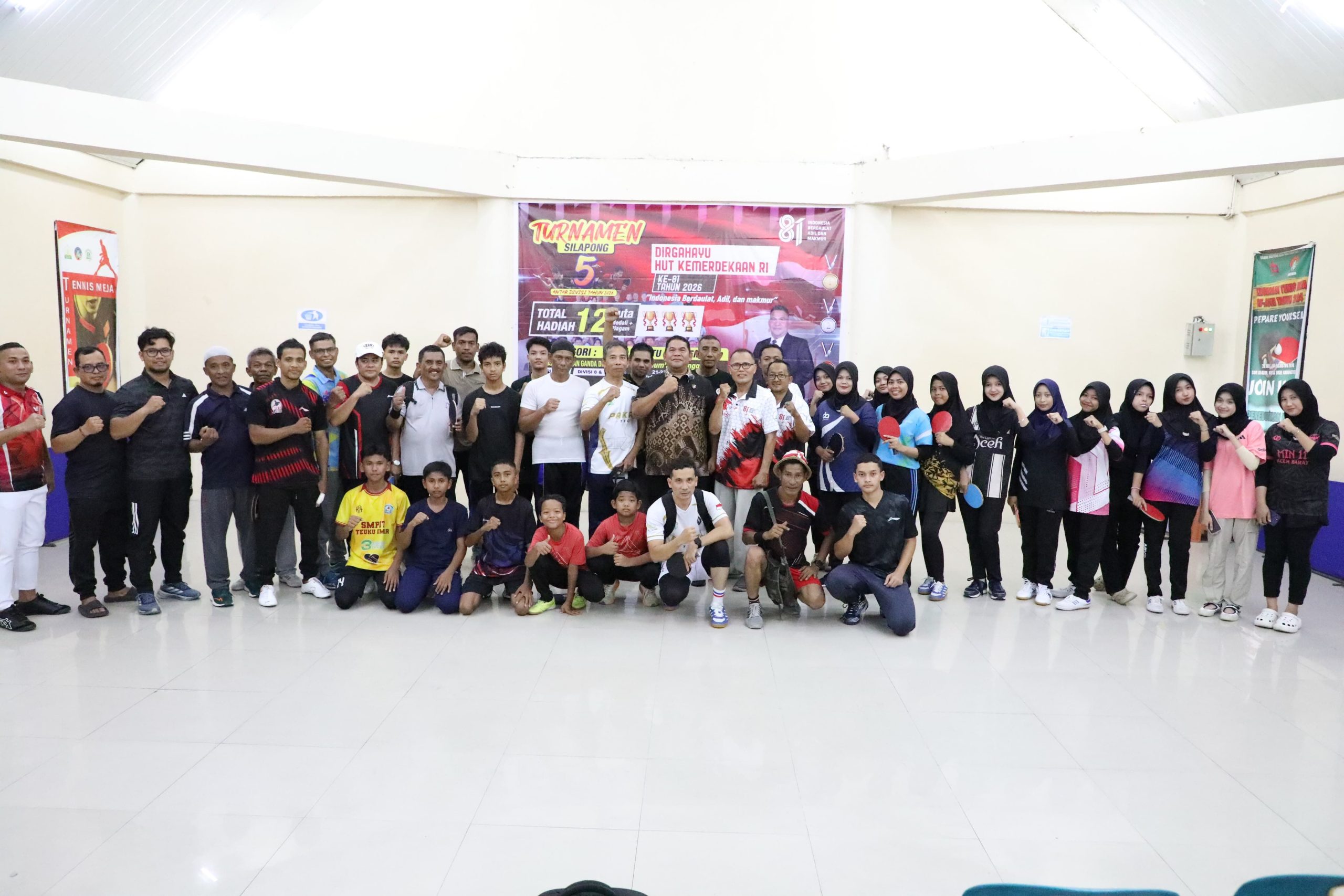 Semarakkan HUT Ke-81 RI, Turnamen Silapong 5 Resmi Berakhir dan Bakal Digelar Setiap Tahun