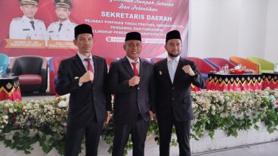 Bupati Tarmizi Lantik Kurdi sebagai Sekda Definitif Aceh Barat