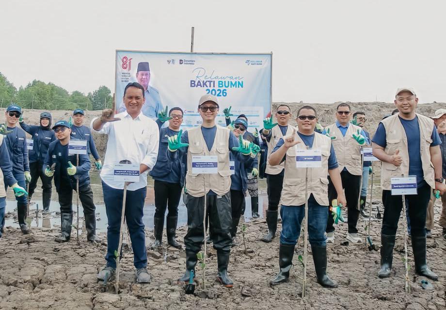 BSI Tanam 15.000 Mangrove di Aceh Tamiang, Dukung Pemulihan Pesisir dan Ekonomi Masyarakat