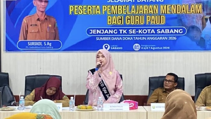 Bunda PAUD Sabang Dorong Guru Terapkan Pembelajaran Mendalam untuk Tingkatkan Kualitas Pendidikan Anak Usia Dini Bunda PAUD Sabang Dorong Guru Terapkan Pembelajaran Mendalam untuk Tingkatkan Kualitas Pendidikan Anak Usia Dini
