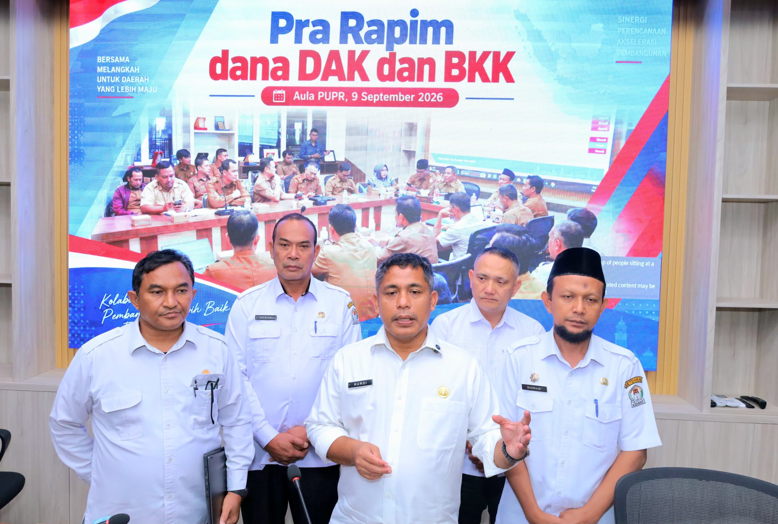 Pemkab Aceh Barat Percepat Realisasi DAK dan BKK, Progres Keuangan Baru 30,6 Persen Pemkab Aceh Barat Percepat Realisasi DAK dan BKK, Progres Keuangan Baru 30,6 Persen