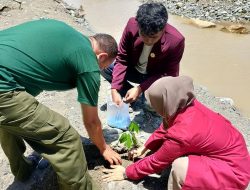 IMM Aceh Barat Hijaukan Pinggiran Sungai Gampong Jambak Lewat Green Action