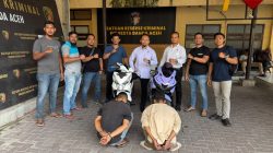 Dua Terduga Pelaku Curanmor di Banda Aceh Ditangkap, Motor Disembunyikan di Belakang Taman Budaya
