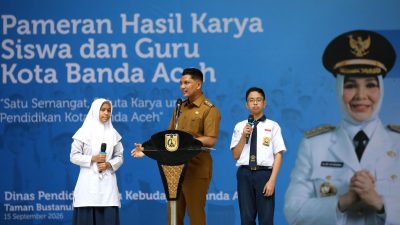 Hardikda ke-67, Afdhal Buka Pameran Karya Siswa dan Guru di Banda Aceh