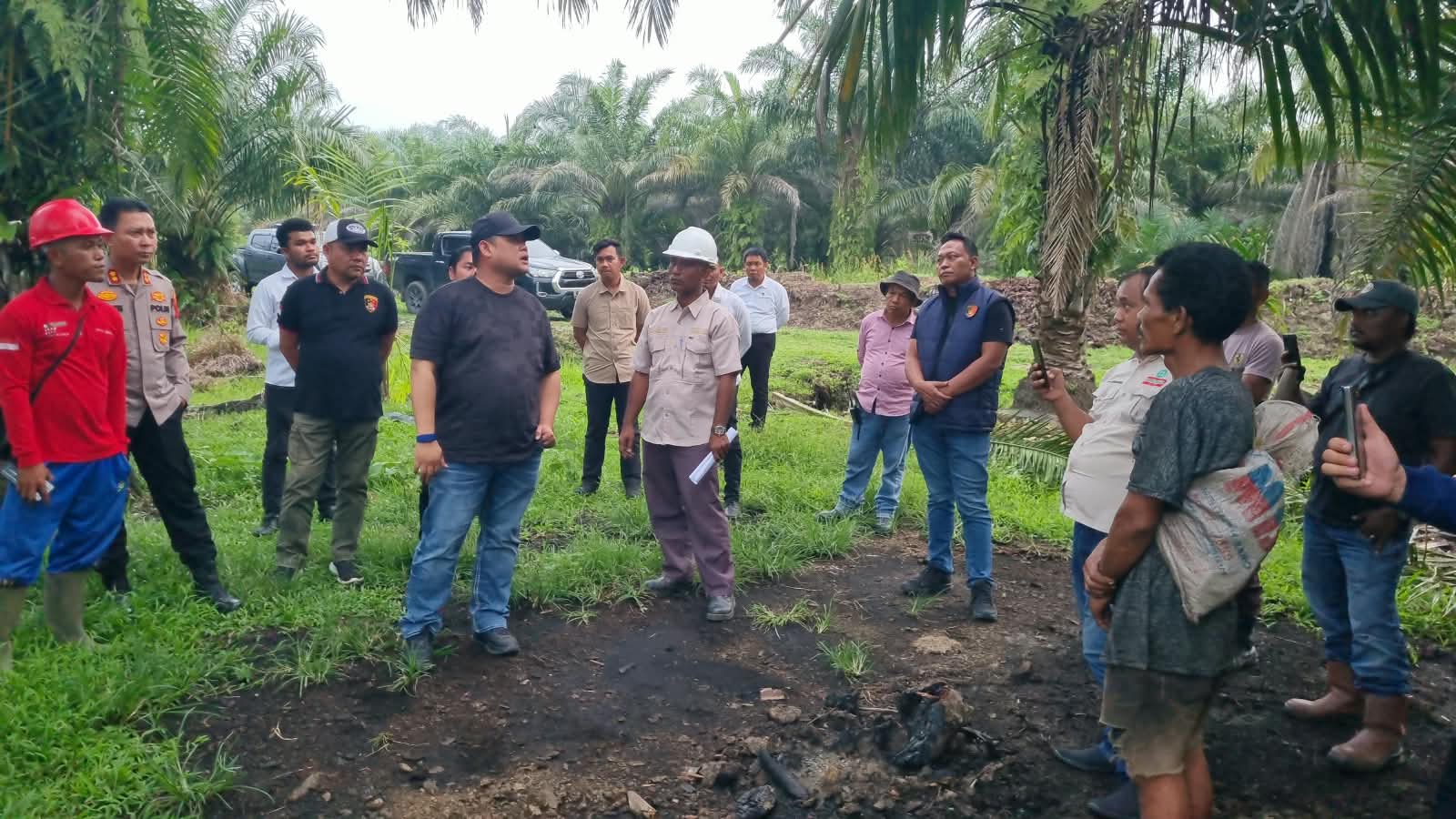 Ditreskrimsus Polda Aceh Asistensi Penanganan Karhutla di Aceh Singkil