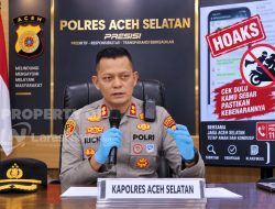 Kapolres Aceh Selatan Pastikan Isu Pembegalan yang Beredar di Medsos Hoaks