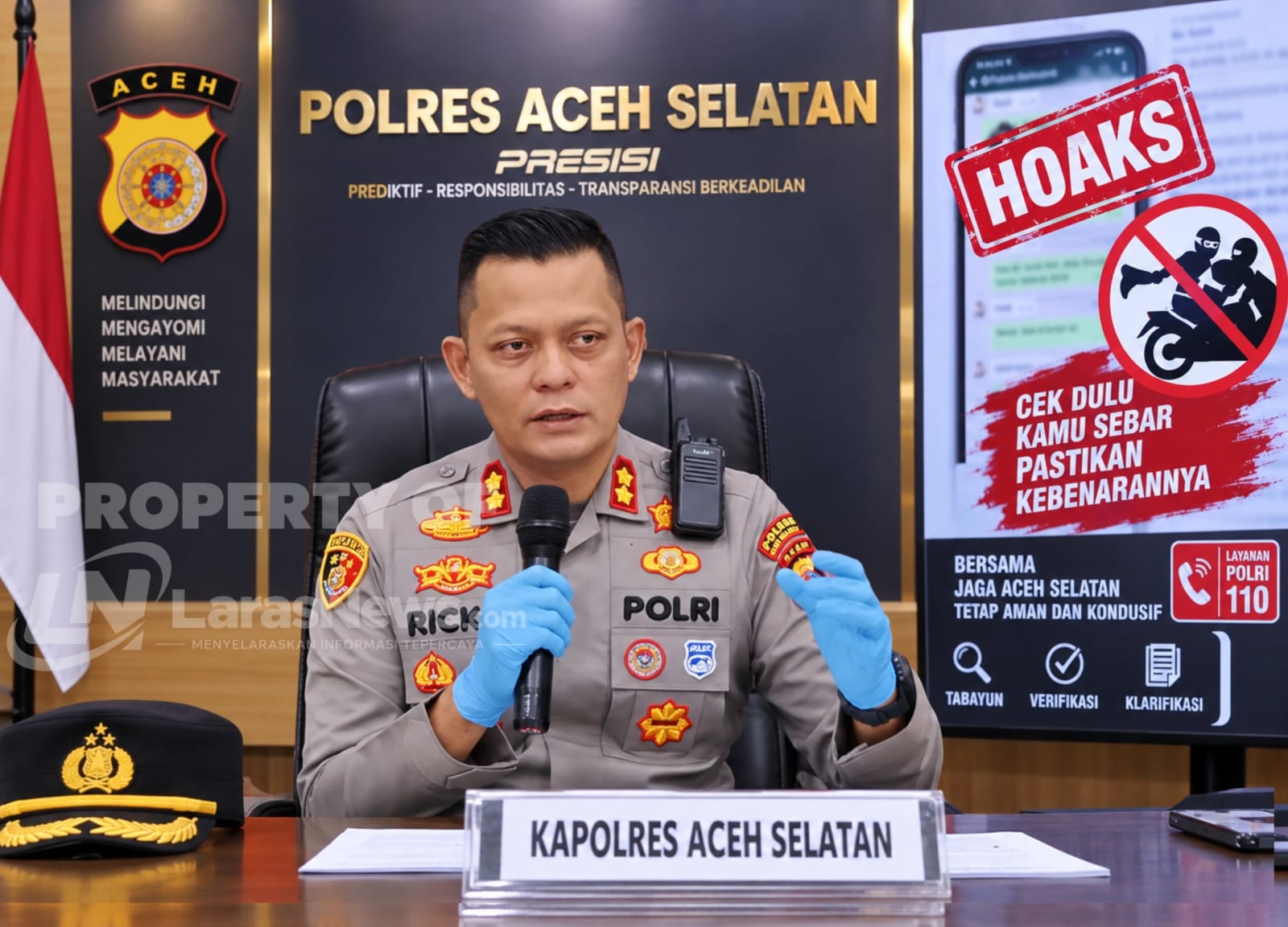 Kapolres Aceh Selatan Pastikan Isu Pembegalan yang Beredar di Medsos Hoaks Kapolres Aceh Selatan Pastikan Isu Pembegalan yang Beredar di Medsos Hoaks