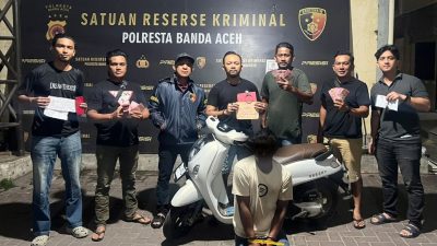 Curi Uang Rp100 Juta di Parkiran Masjid, Pria di Aceh Timur Ditangkap Polisi