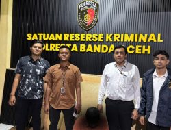 Pria Parubaya Diamankan Polresta Banda Aceh dalam Kasus Dugaan Pemerkosaan Anak