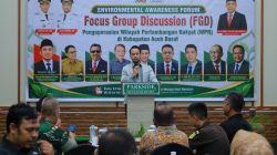 Wabup Aceh Barat: WPR Harus Berikan Kepastian Hukum dan Lindungi Lingkungan