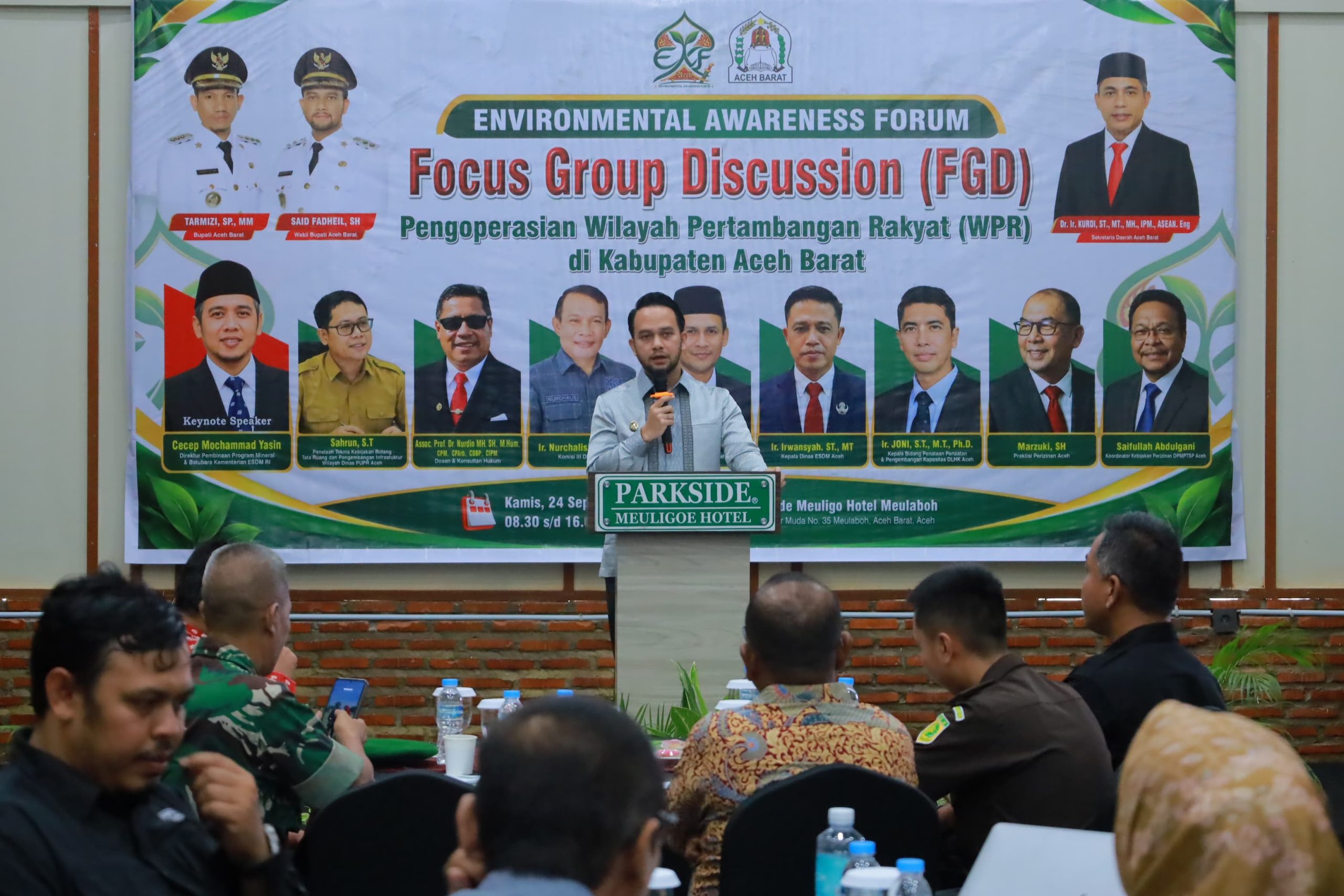 Wabup Aceh Barat: WPR Harus Berikan Kepastian Hukum dan Lindungi Lingkungan