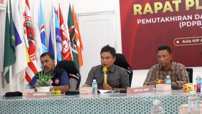 KIP Aceh Barat Tetapkan 152.782 Pemilih dalam Pleno PDPB Triwulan III 2026