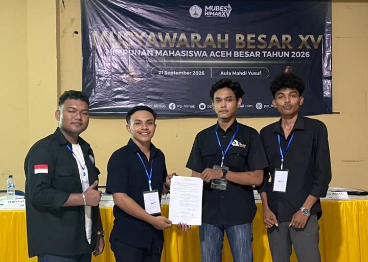 Teuku Afwan Karami Terpilih sebagai Ketua Umum PP-HIMAB Periode 2026–2028 Teuku Afwan Karami Terpilih sebagai Ketua Umum PP-HIMAB Periode 2026–2028