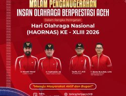 Haornas 2026, Pemerintah Aceh Beri Penghargaan untuk Insan Olahraga Berprestasi