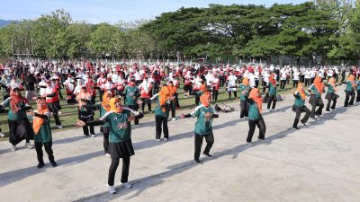 Ribuan Warga Padati SHB, Senam Sehat Meriahkan Haornas 2026