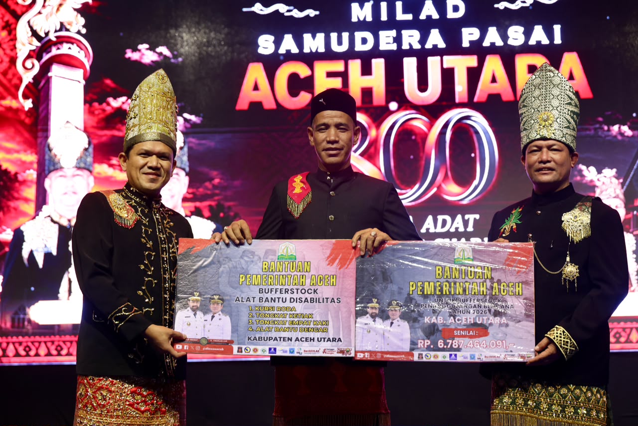 Pemerintah Aceh Serahkan Bantuan Buffer Stock Rp6,78 Miliar untuk Aceh Utara Pemerintah Aceh Serahkan Bantuan Buffer Stock Rp6,78 Miliar untuk Aceh Utara