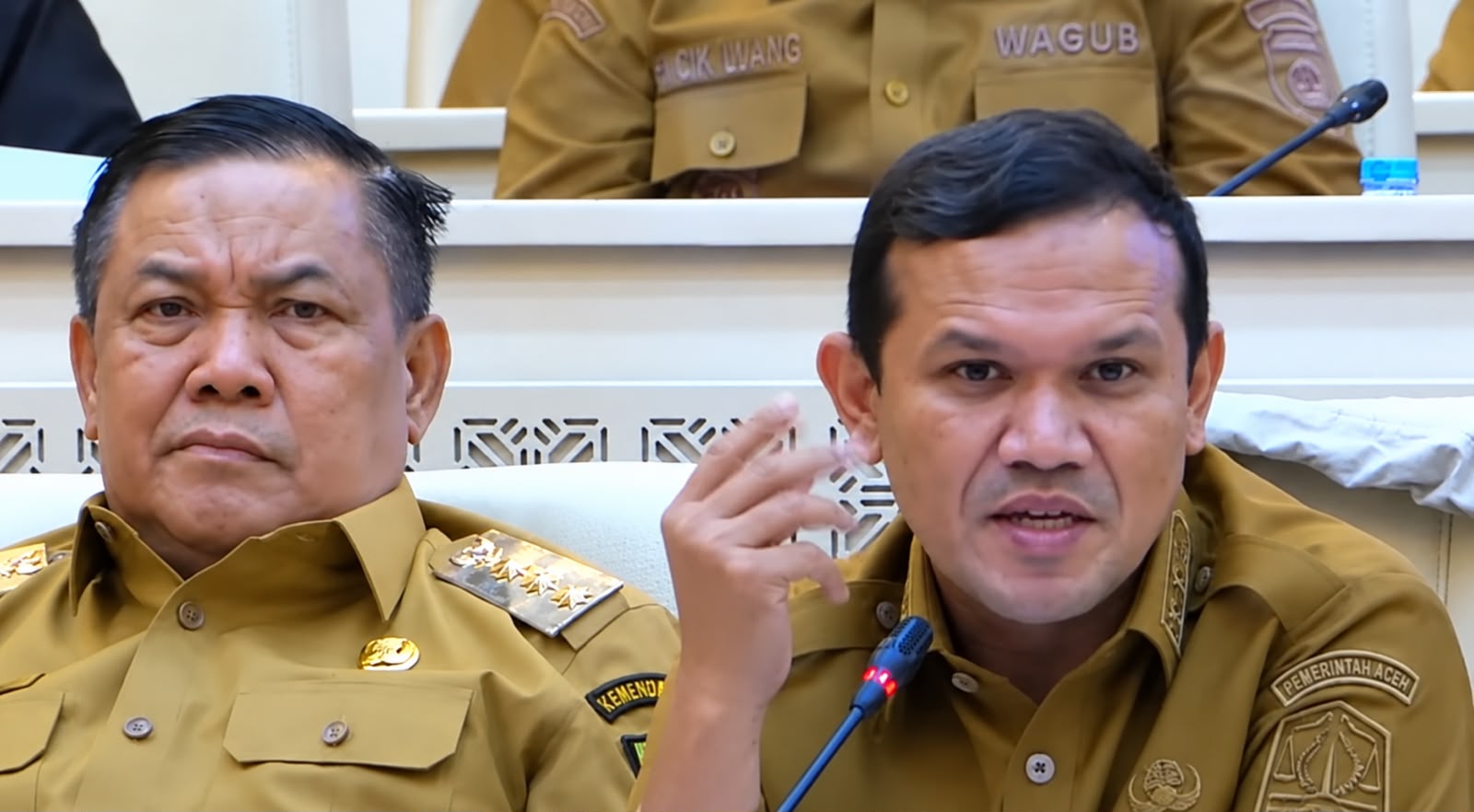 Wagub Aceh Sampaikan Enam Isu Pertanahan dalam Rapat Komisi II DPR RI