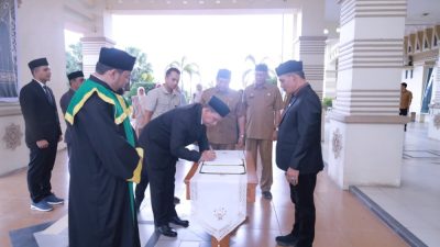 Lantik 8 Pejabat JPT Pratama, Bupati Aceh Besar Tekankan Optimalisasi Pelayanan Publik