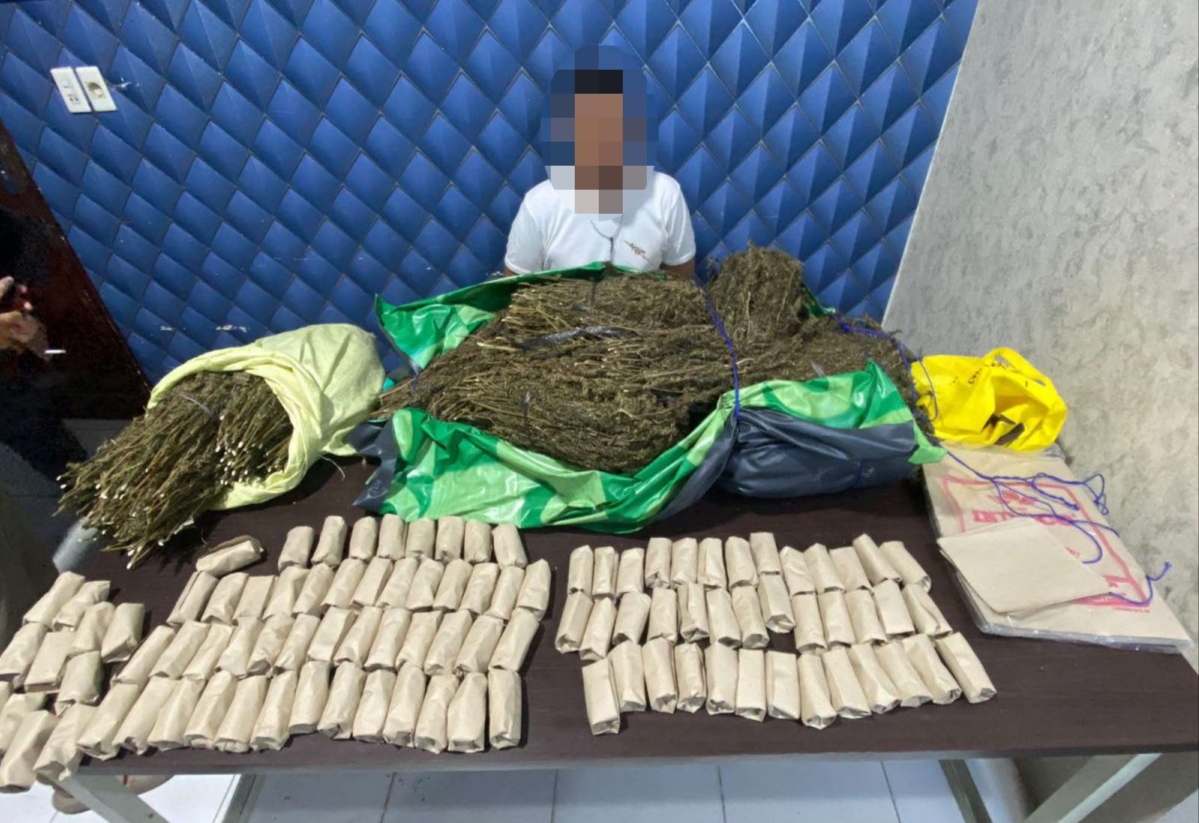 Polisi Sita 15 Kilogram Ganja dari Rumah Warga di Aceh Barat
