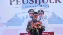 Dek Fadh Hadiri Peusijuek dan Tasyakuran Tiga Putra Aceh yang Mengemban Amanah Nasional