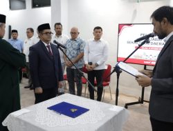 Gubernur Mualem Lantik Taufik sebagai Pj Sekda Aceh
