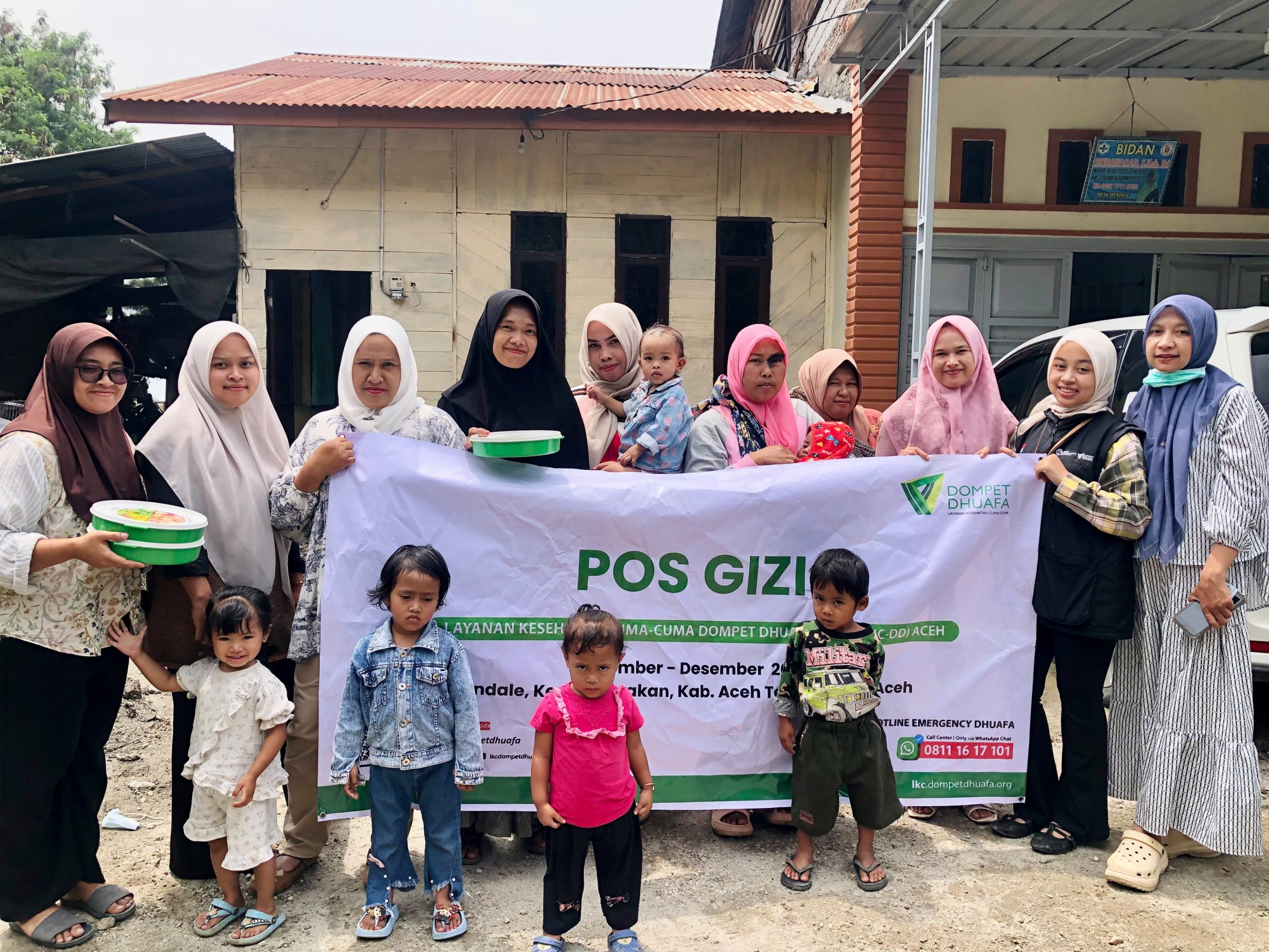 LKC Dompet Dhuafa Aceh Dampingi Pemulihan Gizi Balita Pascabencana di Dua Desa Aceh Tengah