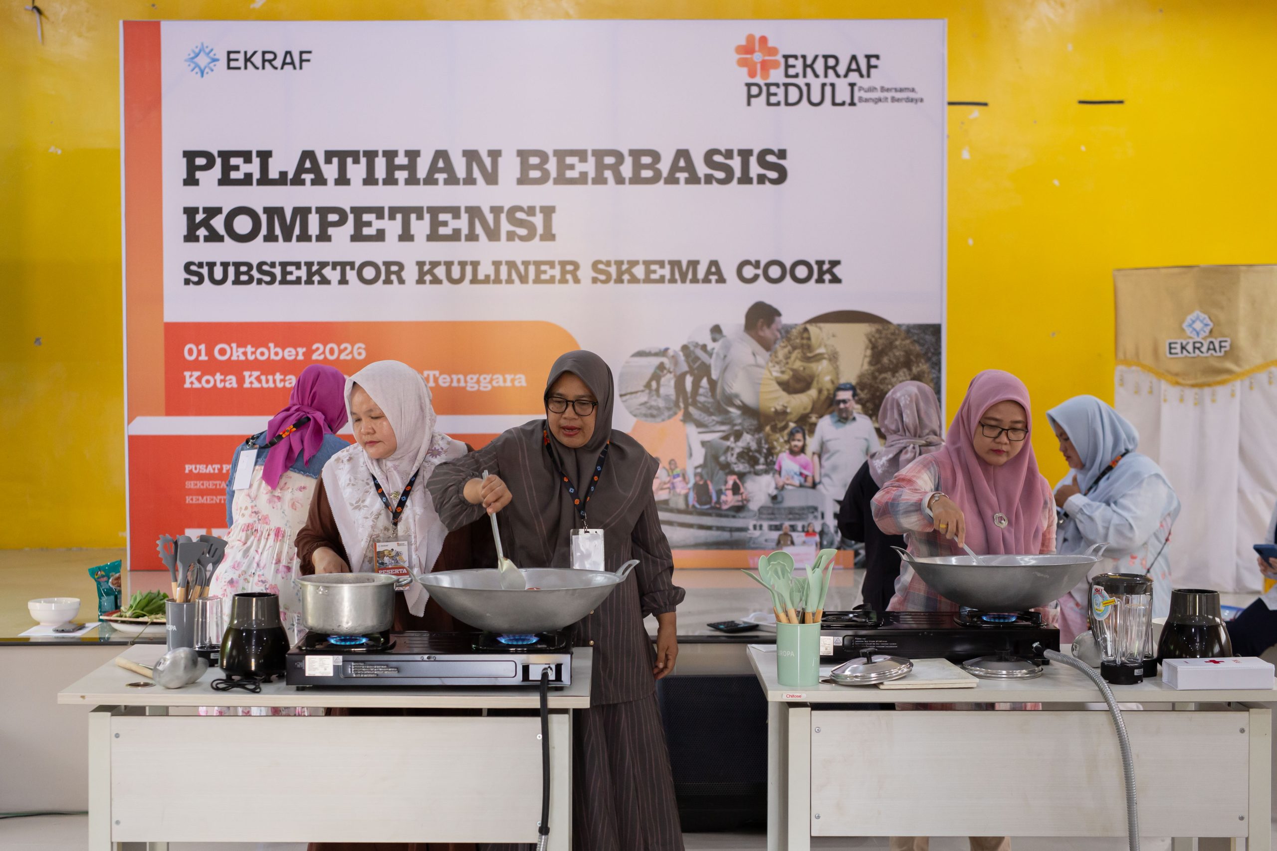 Pelatihan Kuliner Kemenekraf Perkuat Kompetensi Masyarakat Pasca Bencana di Aceh Tenggara